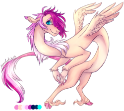 Size: 1024x916 | Tagged: safe, artist:leechetious, oc, oc only, oc:ambrosia, draconequus, hybrid, draconequus oc, femboy, interspecies offspring, male, offspring, parent:discord, parent:fluttershy, parents:discoshy, simple background, solo, transparent background, trap