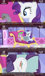 Size: 854x1440 | Tagged: safe, edit, edited screencap, screencap, rarity, spike, dragon, pony, unicorn, cinemare sins, g4, inspiration manifestation, magical mystery cure, couch, fainting couch, female, inspiration manifestation book, magic, male, mare, reading, swapped cutie marks, telekinesis