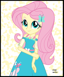 Size: 1749x2110 | Tagged: safe, artist:famymotta, edit, edited screencap, screencap, fluttershy, equestria girls, g4, my little pony equestria girls: better together, clothes, cute, female, smiling, solo