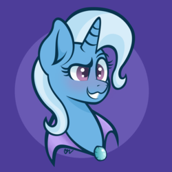 Size: 1093x1093 | Tagged: safe, artist:raptorlover0823, trixie, pony, unicorn, g4, bust, female, looking at you, mare, solo