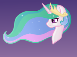 Size: 2048x1535 | Tagged: safe, artist:raptorlover0823, princess celestia, alicorn, pony, g4, bust, crown, female, jewelry, mare, regalia, solo