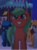 Size: 184x252 | Tagged: safe, screencap, pony, g4, my little pony: the movie, background pony, booth, cropped, female, group, mare, saturn, solo focus, unnamed character, unnamed pony