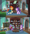 Size: 1920x2160 | Tagged: safe, edit, edited screencap, screencap, firelight, starlight glimmer, sunburst, pony, unicorn, g4, the parent map, uncommon bond, animation error, chalkboard, comparison, continuity, father and daughter, female, magic, male, mare, stallion, telekinesis