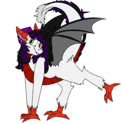 Size: 488x497 | Tagged: safe, artist:dr-idiot, oc, oc only, oc:azure, dracony, hybrid, simple background, solo