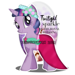 Size: 2200x2200 | Tagged: dead source, safe, artist:penguinsn1fan, twilight sparkle, pony, g4, bridesmaid dress, cardboard twilight, clothes, dress, female, high res, simple background, solo, stock vector, transparent background
