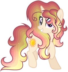 Size: 1732x1828 | Tagged: safe, artist:xxmelody-scribblexx, oc, oc only, oc:morning star, pony, unicorn, female, magical lesbian spawn, mare, offspring, parent:princess celestia, parent:sunset shimmer, parents:sunsestia, simple background, solo, transparent background