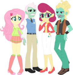 Size: 595x615 | Tagged: safe, artist:ra1nb0wk1tty, artist:selenaede, artist:wolf, fluttershy, gentle breeze, posey shy, zephyr breeze, equestria girls, alternate clothes, alternate hairstyle, base used, brother and sister, cutie mark on clothes, equestria girls-ified, family, father and child, father and daughter, father and son, female, male, mother and child, mother and daughter, siblings