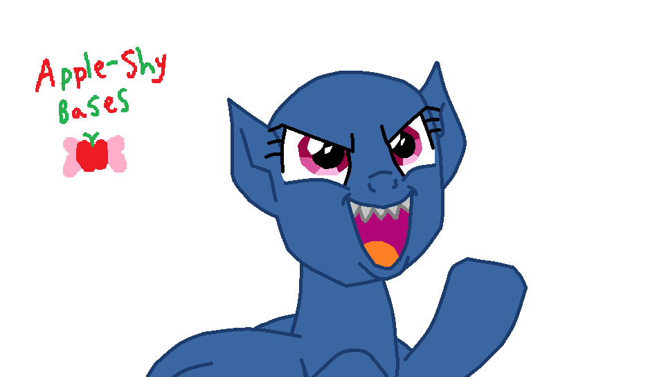 evil pony base