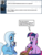 Size: 600x800 | Tagged: safe, artist:dekomaru, edit, trixie, twilight sparkle, oc, oc:aurora, oc:nebula, pony, unicorn, tumblr:ask twixie, g4, ask, baby, baby pony, colt, family, female, filly, lesbian, magical lesbian spawn, male, mare, offspring, parent:trixie, parent:twilight sparkle, parents:twixie, ship:twixie, shipping, simple background, spanish, translation, tumblr, unicorn twilight, white background