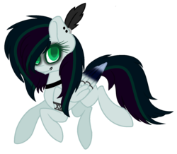 Size: 1420x1240 | Tagged: safe, artist:bloodlover2222, oc, oc only, oc:jen, pegasus, pony, female, makeup, mare, simple background, solo, transparent background