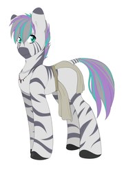 Size: 1007x1400 | Tagged: safe, artist:tigra0118, oc, oc only, oc:unise, pony, zebra, clothes, jewelry, loincloth, male, necklace, simple background, solo, white background, zebra oc