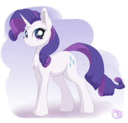 Size: 2300x2206 | Tagged: safe, artist:nevobaster, rarity, pony, unicorn, g4, abstract background, cute, female, high res, looking at you, makeup, mare, raribetes, smiling, solo, story included