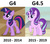 Size: 517x454 | Tagged: safe, edit, edited screencap, screencap, starlight glimmer, twilight sparkle, pony, unicorn, a canterlot wedding, g4, the cutie map, /mlp/, drama, duo, equal cutie mark, evil grin, female, grin, here we go again, mare, op is trying to start shit, raised hoof, s5 starlight, smiling, starlight drama, the starlight glimmer show, this will end in communism, unicorn twilight