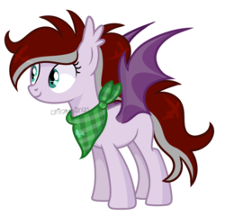 Size: 1024x983 | Tagged: safe, artist:sapiira, oc, oc only, oc:scarlet moon, bat pony, pony, female, mare, simple background, solo, transparent background