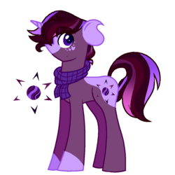 Size: 1000x1000 | Tagged: safe, artist:6-fingers-lover, oc, oc only, pony, unicorn, clothes, magical lesbian spawn, male, offspring, parent:tempest shadow, parent:twilight sparkle, parents:tempestlight, scarf, simple background, solo, stallion, transparent background