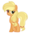 Size: 662x737 | Tagged: safe, artist:rachelclaraart, oc, oc only, oc:apple care, earth pony, pony, female, heterochromia, mare, offspring, parent:applejack, simple background, solo, transparent background