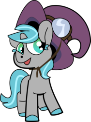 Size: 1669x2217 | Tagged: artist needed, safe, oc, oc only, oc:rym, pony, unicorn, colored hooves, goggles, hat, simple background, solo, transparent background, witch hat