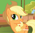 Size: 890x828 | Tagged: safe, screencap, applejack, earth pony, pony, g4, non-compete clause, cropped, cute, female, hat, jackabetes, mare, solo