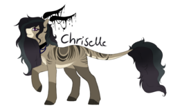 Size: 1024x650 | Tagged: safe, artist:kimyowolf, oc, oc only, oc:chriselle, earth pony, pony, female, horns, mare, simple background, solo, transparent background