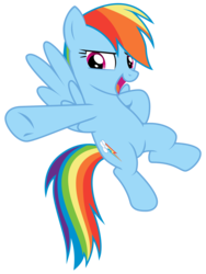 Size: 1964x2613 | Tagged: safe, artist:sonofaskywalker, rainbow dash, pegasus, pony, g4, non-compete clause, female, mare, simple background, smiling, solo, transparent background, vector