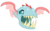 Size: 3200x2000 | Tagged: safe, artist:cheezedoodle96, ocellus, biteacuda, changedling, changeling, fish, g4, non-compete clause, .svg available, cute, diaocelles, disguise, disguised changeling, female, flying, high res, simple background, solo, svg, transparent background, ugly cute, vector