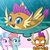 Size: 800x800 | Tagged: safe, artist:uotapo, ocellus, silverstream, smolder, changedling, changeling, dragon, fish, puffer fish, seapony (g4), g4, my little pony: friendship is magic, non-compete clause, season 8, cute, disguise, disguised changeling, dragon to pufferfish, dragoness, female, seaponified, seapony ocellus, seapony silverstream, smolderbetes, smolderpuffs, species swap, thought bubble, trio, trio female, underwater