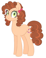 Size: 1057x1339 | Tagged: safe, artist:darlyjay, oc, oc only, oc:berry caroline, earth pony, pony, female, mare, offspring, parent:cheese sandwich, parent:pinkie pie, parents:cheesepie, simple background, solo, white background