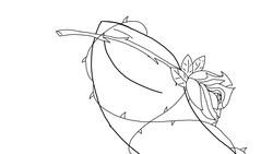 Size: 2048x1152 | Tagged: safe, artist:xxfrostflashxx, pony, barbed wire, flower, holding, rose