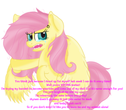 Size: 3500x3062 | Tagged: safe, artist:rainbowtashie, fluttershy, bat pony, pony, g4, angry, crying, dialogue, fangs, female, flutterbat, frustrated, high res, messy mane, race swap, sad, simple background, solo, teeth, text, transparent background, upset, yelling