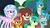 Size: 1280x720 | Tagged: safe, screencap, gallus, ocellus, sandbar, silverstream, smolder, yona, changedling, changeling, classical hippogriff, dragon, earth pony, griffon, hippogriff, pony, yak, g4, non-compete clause, dragoness, female, flying, folded wings, frown, gallus is not amused, horns, male, monkey swings, ocellus is not amused, raised eyebrow, sandbar is not amused, silverstream is not amused, smolder is not amused, spread wings, student six, teenager, unamused, yona is not amused