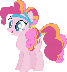 Size: 378x405 | Tagged: safe, artist:westrail642fan, pinkie pie, earth pony, pony, rise and fall, g4, alternate timeline, alternate universe, female, simple background, solo, transparent background