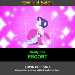 Size: 1920x1920 | Tagged: safe, artist:twilightsporckle, rarity, pony, g4, town of salem