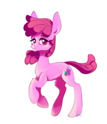 Size: 845x980 | Tagged: safe, artist:dumddeer, berry punch, berryshine, earth pony, pony, g4, female, simple background, solo