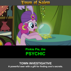 Size: 1920x1920 | Tagged: safe, artist:twilightsporckle, pinkie pie, earth pony, pony, g4, town of salem