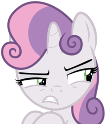 Size: 3000x3519 | Tagged: safe, artist:sollace, sweetie belle, pony, g4, surf and/or turf, .svg available, angry, cute, female, high res, show accurate, simple background, solo, transparent background, vector