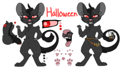 Size: 1755x1006 | Tagged: safe, artist:wolfs42, oc, oc:halloween, mouse, anthro, digitigrade anthro, furry, non-pony oc, paw prints, simple background, transparent background