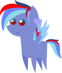 Size: 603x707 | Tagged: safe, artist:melodismol, oc, oc:star visualz, pegasus, pony, fusion, inkscape, pointy ponies, simple background, transparent background, vector