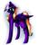 Size: 1024x1234 | Tagged: safe, artist:purediamond360, oc, oc only, oc:spectra sus, pegasus, pony, black sclera, female, mare, solo