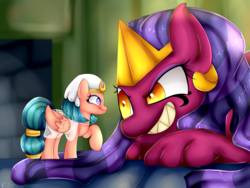 Size: 4000x3000 | Tagged: safe, artist:kiwiking-mlp, somnambula, the sphinx, sphinx, g4, temple