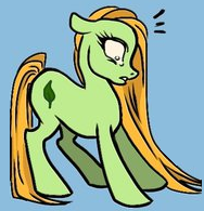 Size: 188x195 | Tagged: artist needed, source needed, safe, edit, earth pony, pony, cornelia hale, cutie mark, earth, female, leaf, mare, ponified, simple background, solo, w.i.t.c.h.
