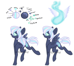 Size: 1024x917 | Tagged: safe, artist:kimyowolf, oc, oc only, oc:midnight wisp, pegasus, pony, female, mare, reference sheet, simple background, solo, transparent background