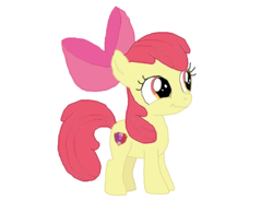 Size: 820x603 | Tagged: safe, artist:optimusv42, apple bloom, earth pony, pony, campfire tales, g4, season 7, adorable face, cute, female, solo