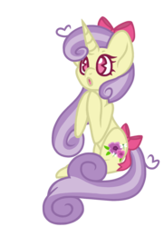 Size: 1200x1657 | Tagged: safe, artist:chococakebabe, oc, oc only, oc:meadow blossom, pony, unicorn, bow, female, hair bow, mare, simple background, solo, tail, transparent background