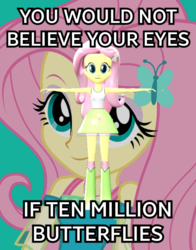 Size: 1024x1307 | Tagged: safe, fluttershy, equestria girls, equestria girls series, g4, 3d, female, fireflies (song), looking at you, meme, owl city, solo, song reference, t pose