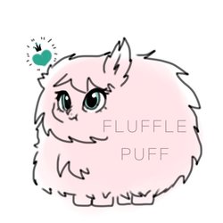 Size: 768x768 | Tagged: safe, artist:zoomiso, oc, oc only, oc:fluffle puff, earth pony, pony, :t, crown, cute, female, flufflebetes, heart, implied chrysalis, jewelry, looking at you, mare, ocbetes, regalia, scrunchy face, simple background, solo, text, white background