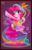 Size: 1200x1854 | Tagged: safe, artist:meekcheep, pinkie pie, earth pony, pony, g4, bard, bard pie, drumsticks, fantasy class, feather, female, hat, jingle bells, lute, mare, music notes, musical instrument, solo, tambourine