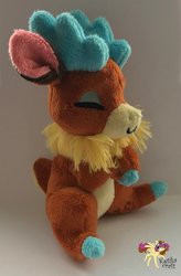 Size: 900x1369 | Tagged: safe, artist:ketika, velvet (tfh), them's fightin' herds, community related, irl, photo, plushie, sitting, solo