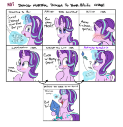 Size: 1146x1182 | Tagged: safe, artist:lance, starlight glimmer, pony, unicorn, g4, blushing, butt, comic, crying, cute, doing loving things, female, floppy ears, flustered, glimmerbetes, heart, kite, looking at you, marriage proposal, meme, not doing hurtful things to your waifu, offscreen character, open mouth, plot, ring, solo, tears of joy, that pony sure does love kites, waifu, wavy mouth
