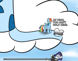 Size: 3731x2927 | Tagged: safe, artist:artiks, rainbow dash, rarity, pegasus, pony, unicorn, g4, clothes, dialogue, duo, duo female, falling, female, high res, maid, rainbow dash's house, screaming, sky