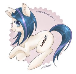 Size: 962x944 | Tagged: safe, artist:bbtasu, oc, oc only, pony, unicorn, commission, cute, female, looking at you, mare, smiling, solo